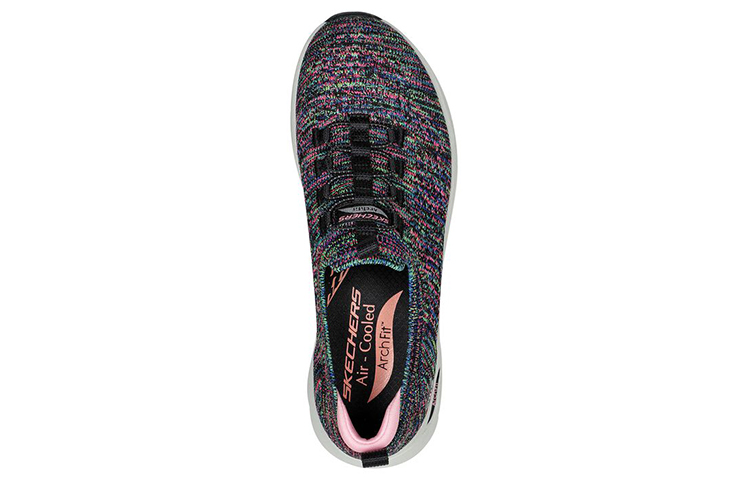 Shop (Women) Skechers Skech-Air Arch Fit 'Black Multicolor' 104250-BKMT