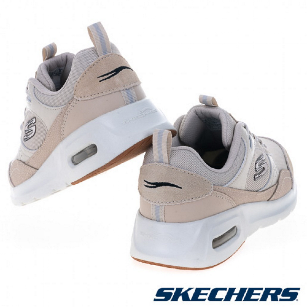 Details for (W) 스케쳐스 스케치-에어 코트 스니커즈 여성 오프 화이트 캐주얼 슈즈 화이트 150075NTBK