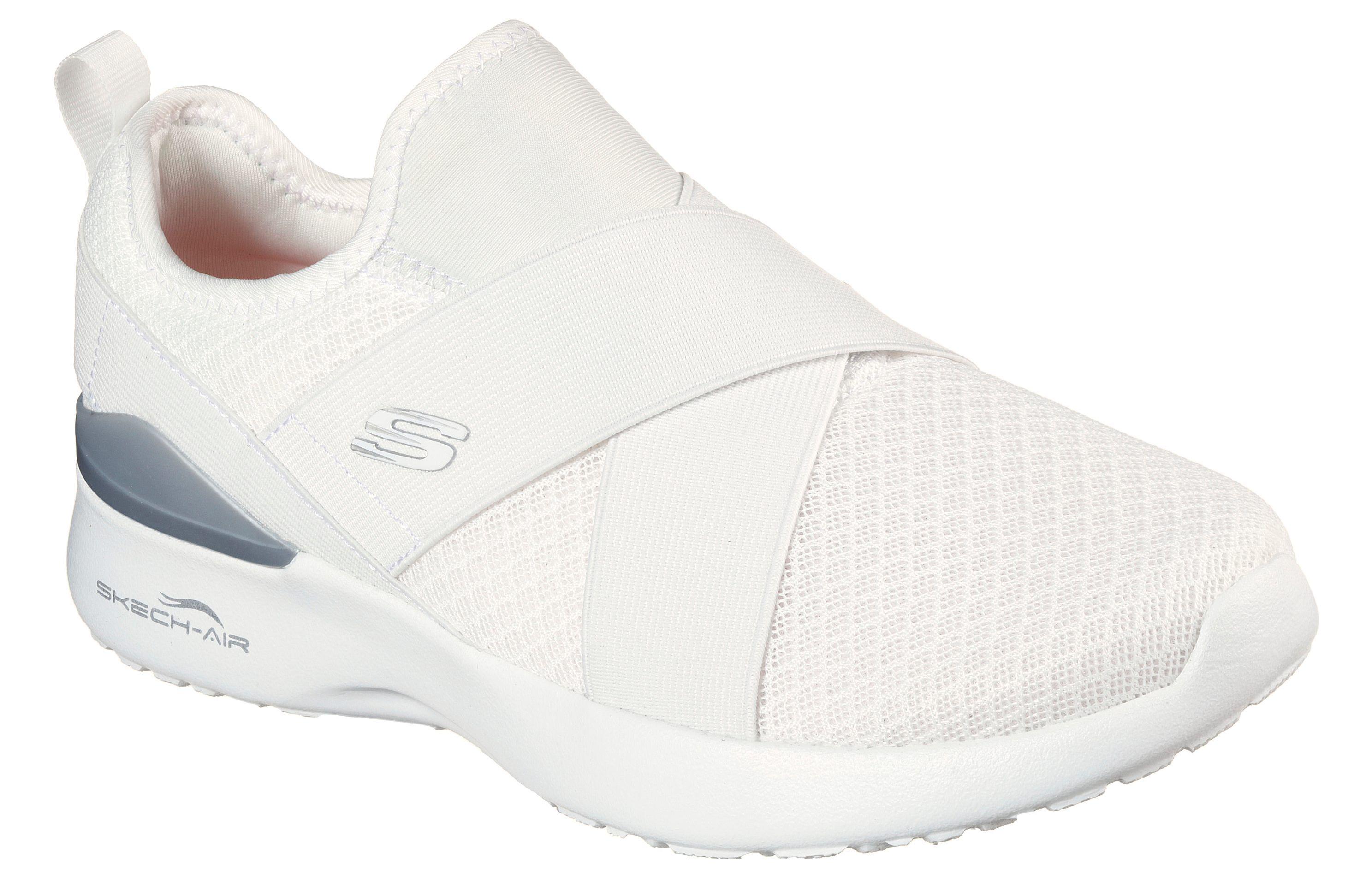 Lookbook (W) 斯凯奇 Skech-Air Dynamight-Easy Call '白色一脚蹬' 149341-WHT