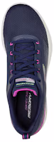Lookbook Skechers 低筒休閒跑步鞋 女款 黑紫色