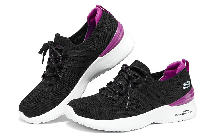 Shop Skechers Skech-air Dynamight 休閒運動鞋 女款 黑紫