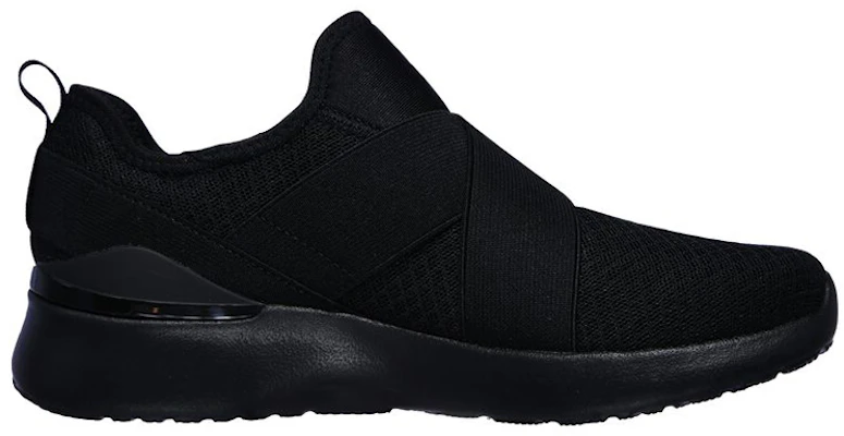 (Women) Skechers Skech-Air Dynamight 'Easy Call Black Slip-On' 149341-BBK Order (Women) Skechers Skech-Air Dynamight 'Easy Call Black Slip-On' 149341-BBK