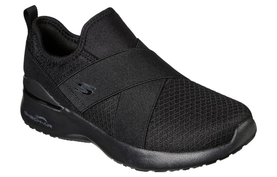 Lookbook (W) Skechers Skech-Air Dynamight 'Easy Call Hitam Slip-On' 149341-BBK