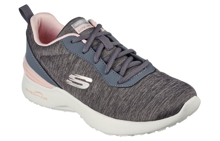 Lookbook (Women) Skechers Skech-Air Dynamight 'Grey Pink' 149751-CCPK
