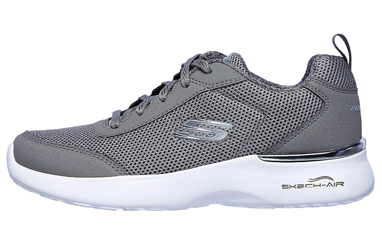 (Women) Skechers SKECH-AIR Dynamight 'Grey White' 12947-GRY