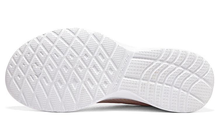 Shop Skechers Skech-Air Dynamight 防滑耐磨 低幫 運動休閒鞋 女款 白粉