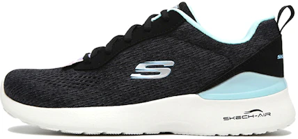 (Women) Skechers Skech-Air Dynamight Black/Blue 149340-BKTQ (Women) Skechers Skech-Air Dynamight Black/Blue 149340-BKTQ