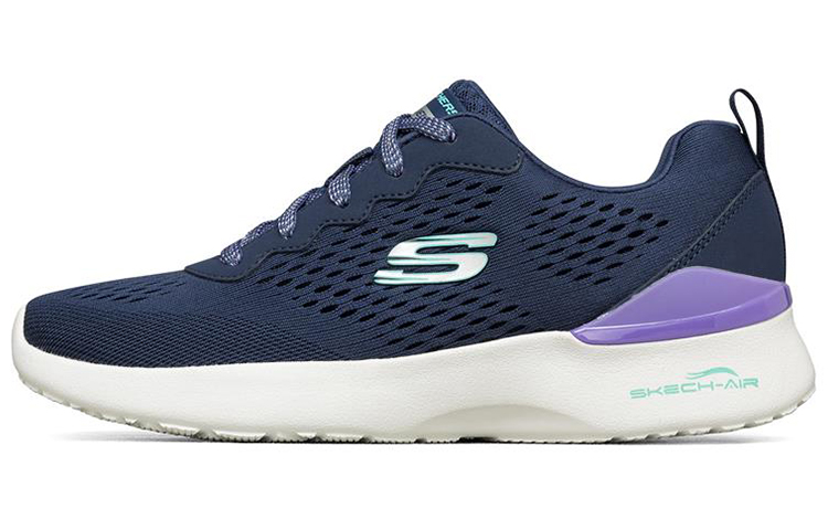 (Women) Skechers Skech-Air Dynamight Low-Top Sneakers Blue/Purple 149349-NVPR