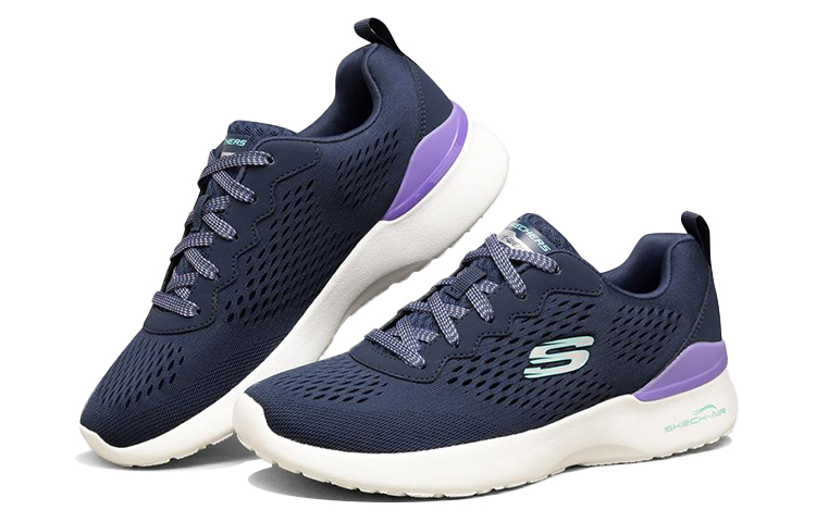 Lookbook (W) Baskets Skechers Skech-Air Dynamight Bleu/Violet Basses Femme 149349-NVPR