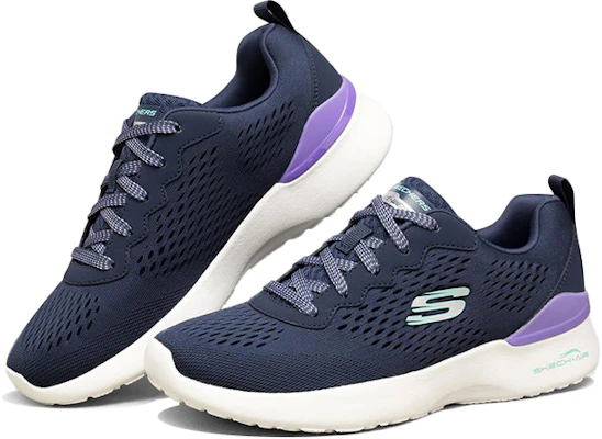 (W) Baskets Skechers Skech-Air Dynamight Bleu/Violet Basses Femme 149349-NVPR Lookbook (W) Baskets Skechers Skech-Air Dynamight Bleu/Violet Basses Femme 149349-NVPR