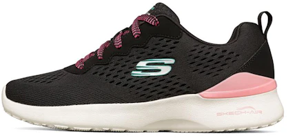 (Women) Skechers Skech-Air Dynamight Low Black/Pink 149349-BKPK (Women) Skechers Skech-Air Dynamight Low Black/Pink 149349-BKPK