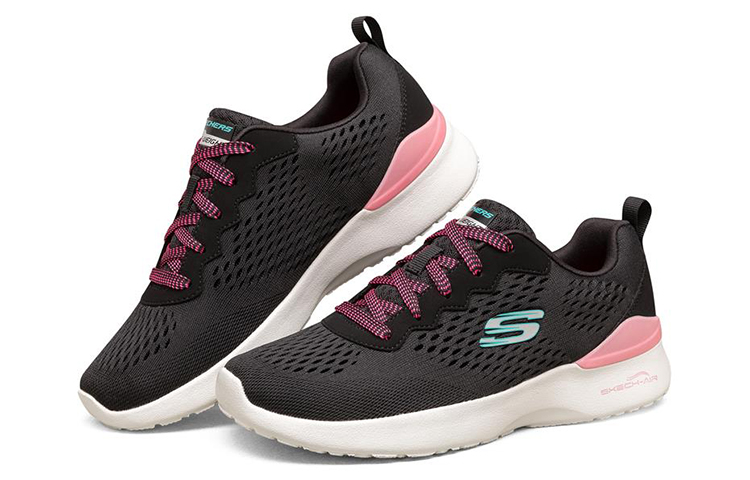Lookbook (W) Skechers Skech-Air Dynamight Low Schwarz/Rosa 149349-BKPK