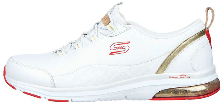 (Women) Skechers Skech-Air Edge 'White Red' 104314-WRD Buy (Women) Skechers Skech-Air Edge 'White Red' 104314-WRD