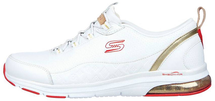 (Women) Skechers Skech-Air Edge 'White Red' 104314-WRD Buy (Women) Skechers Skech-Air Edge 'White Red' 104314-WRD