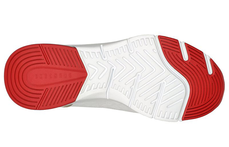 Shop (Women) Skechers Skech-Air Edge 'White Red' 104314-WRD