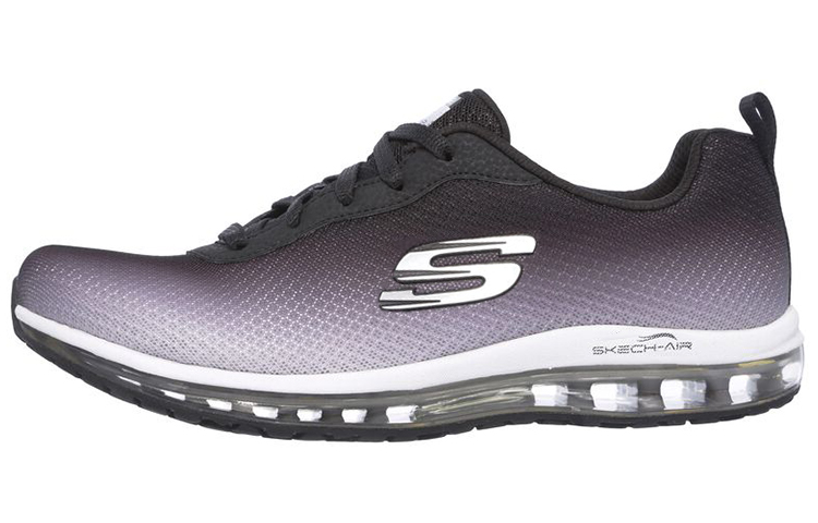 (Women) Skechers Skech-Air Element 'Black White' 12640-BKW