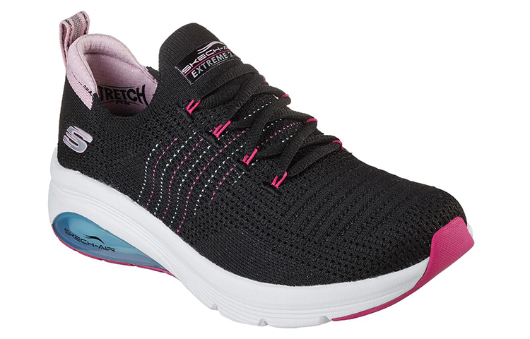 Lookbook (W) Skechers Skech-Air Extreme 2.0 'Hitam Ungu' 149647-BKPR