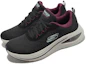 Lookbook Skechers Skech-Air Meta-Aired Out 簡約百搭 耐磨透氣 生活休閒鞋 女款 黑色