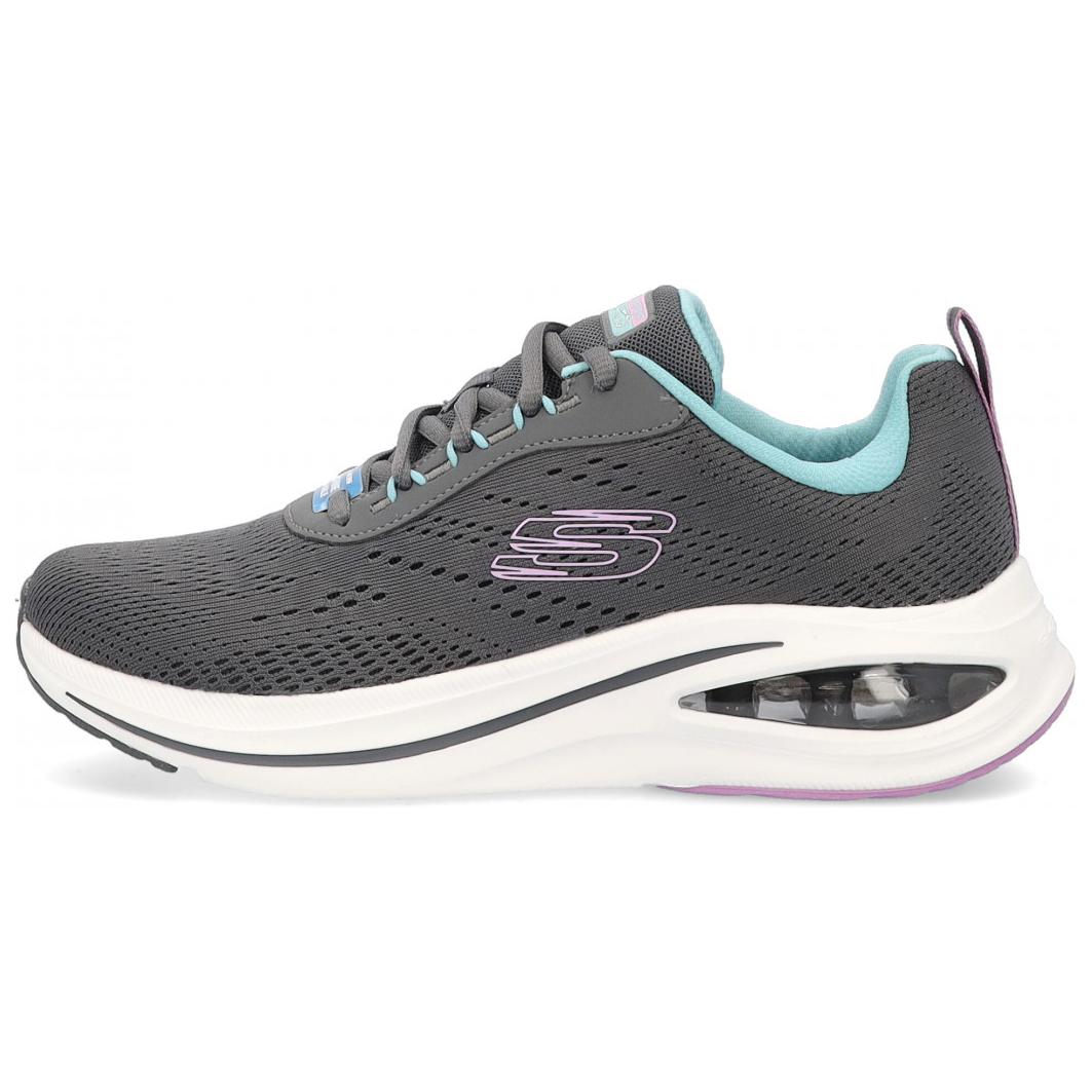 (Women) Skechers Skech-Air Meta 'Grey White Purple' 150131-CCMT