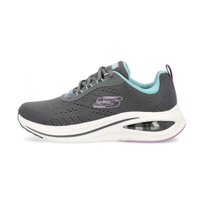 (W) Skechers Skech-Air Meta 'Grey White Purple'