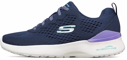 (Women) Skechers Skech-Air Dynamight Low-Top Sneakers Blue/Purple 149349-NVPR (Women) Skechers Skech-Air Dynamight Low-Top Sneakers Blue/Purple 149349-NVPR