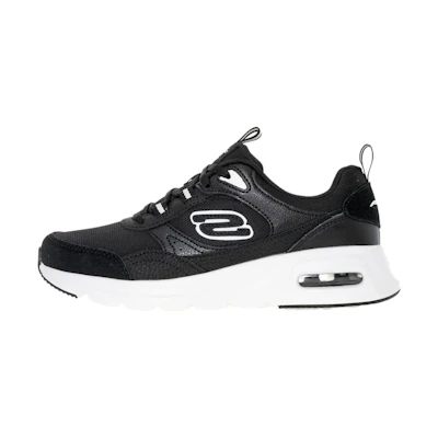 (W) Skechers Skech-Air Court 'Black White'