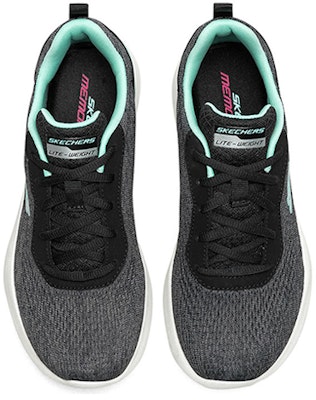 Skechers Skech-Air Dynamight 低帮 跑步鞋 女款 黑藍 Lookbook Skechers Skech-Air Dynamight 低帮 跑步鞋 女款 黑藍