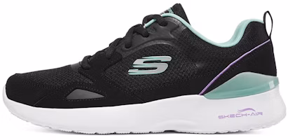 (Women) Skechers Skech-Air Dynamight Low-Top Black/Green 149663-BKMN (Women) Skechers Skech-Air Dynamight Low-Top Black/Green 149663-BKMN