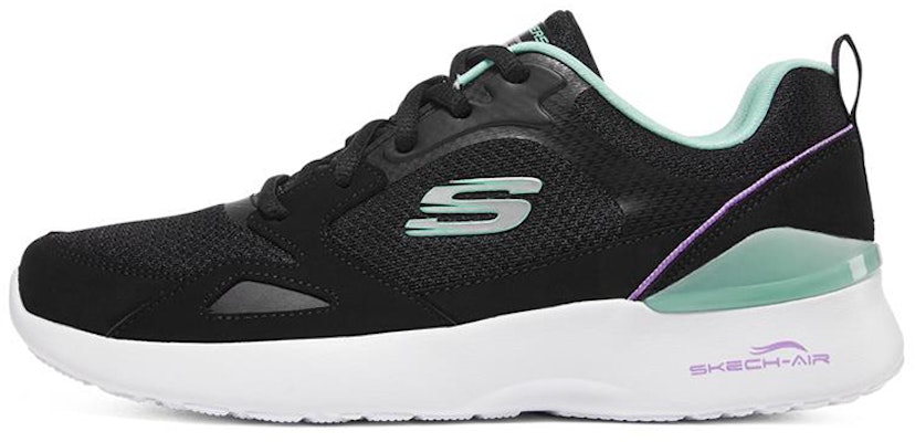 (Women) Skechers Skech-Air Dynamight Low-Top Black/Green 149663-BKMN Buy (Women) Skechers Skech-Air Dynamight Low-Top Black/Green 149663-BKMN
