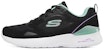 (W) Skechers Skech-Air Dynamight Low-Top Hitam/Hijau 149663-BKMN