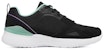 (W) Skechers Skech-Air Dynamight Low-Top Hitam/Hijau 149663-BKMN