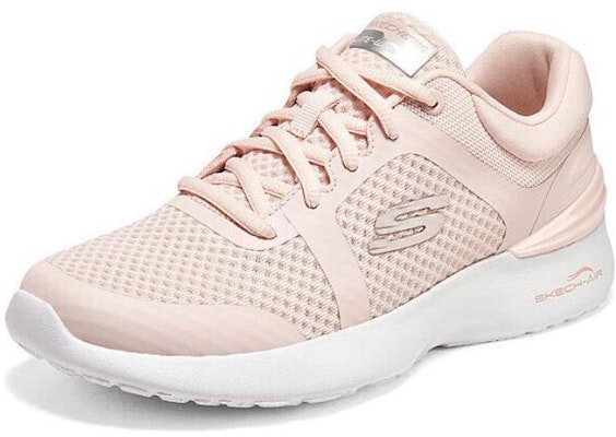 Skechers Skech-Air Dynamight 防滑耐磨 低幫 運動休閒鞋 女款 白粉 Order Skechers Skech-Air Dynamight 防滑耐磨 低幫 運動休閒鞋 女款 白粉