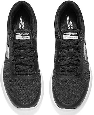 Skechers Skech-Air Dynamight 防滑耐磨 低幫 跑步鞋 女款 黑色 Lookbook Skechers Skech-Air Dynamight 防滑耐磨 低幫 跑步鞋 女款 黑色