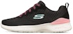 (W) Skechers Skech-Air Dynamight Rendah Hitam/Merah Jambu 149349-BKPK