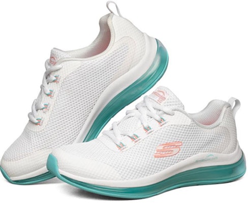 Skechers Skech-Air Element 2.0 低筒 跑步鞋 女款 白綠 Lookbook Skechers Skech-Air Element 2.0 低筒 跑步鞋 女款 白綠