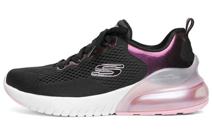 (Women) Skechers Skech-Air Stratus Black/White/Pink 149123-BKPK