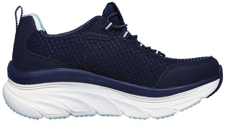 (Women) Skechers Skecher D'Lux Walker Sport 'Blue and White' 149004-NVAQ Order (Women) Skechers Skecher D'Lux Walker Sport 'Blue and White' 149004-NVAQ