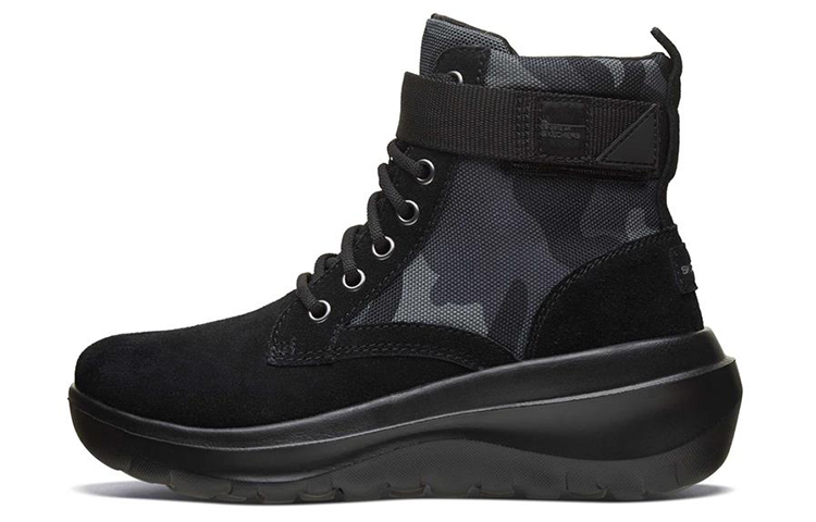 (Women) Skechers Skyhigh Ultra 'Black Grey Magic Tape' 15553-BKGY