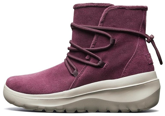 Skechers Skyhigh Ultra 反毛皮雪地靴 女用 酒紅色 Buy Skechers Skyhigh Ultra 反毛皮雪地靴 女用 酒紅色