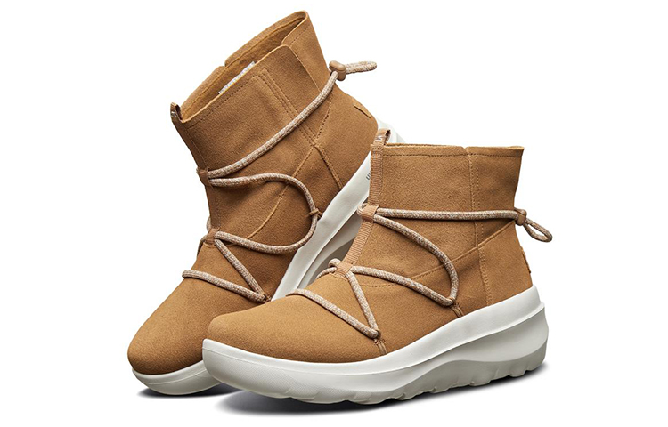 Lookbook (W) Skechers Skyhigh Ultra ''Botte Neige Marron Slip-On'' 15539-CSNT