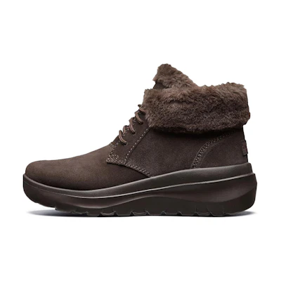 (W) Skechers Skyhigh Ultra 'Chocolate Faux Fur'