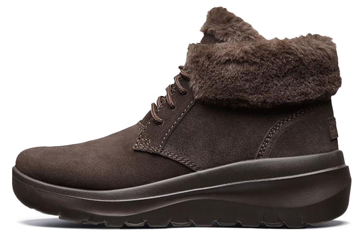 (Women) Skechers Skyhigh Ultra 'Chocolate Faux Fur' 15541-CHOC