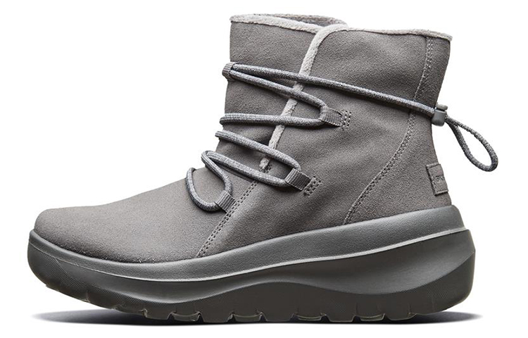 (Women) Skechers Skyhigh Ultra 'Grey Faux Fur' 15547-GRY