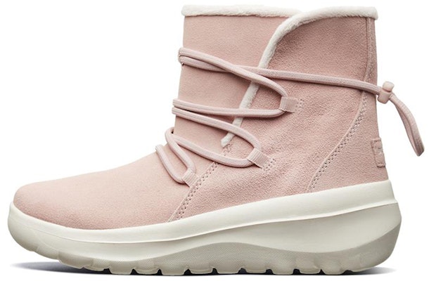 Buy Women Skechers Skyhigh Ultra Light Pink Faux Fur Snow Boots 15547 LTPK Novelship