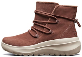 (Women) Skechers Skyhigh Ultra 'Taupe Faux Fur' 15547-CHOC (Women) Skechers Skyhigh Ultra 'Taupe Faux Fur' 15547-CHOC