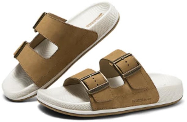 (W) 스케쳐스 슬라이드 '컴피 브라운' (Skechers Slide 'Comfy Brown') 140466-TAN Lookbook (W) 스케쳐스 슬라이드 '컴피 브라운' (Skechers Slide 'Comfy Brown') 140466-TAN