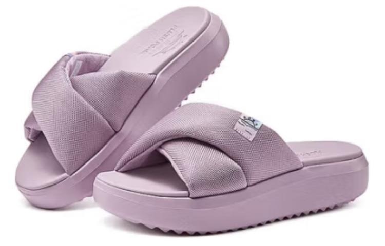 Lookbook Skechers 舒適簡約 輕便耐磨 一字拖鞋 女款 茱萸粉