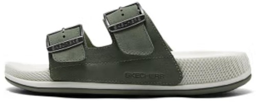 (Women) Skechers Slide 'Green Fashion Breathable' 140466-OLV (Women) Skechers Slide 'Green Fashion Breathable' 140466-OLV