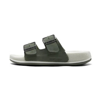 (W) Skechers Slide 'Green Fashion Breathable'