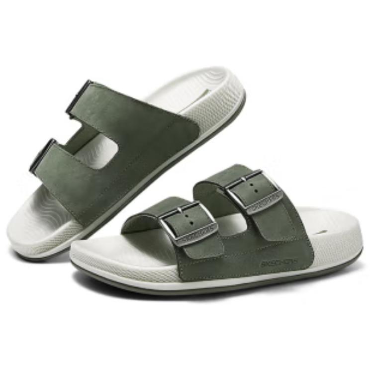 Shop (W) Skechers Sandalias 'Moda Verde Transpirable' 140466-OLV